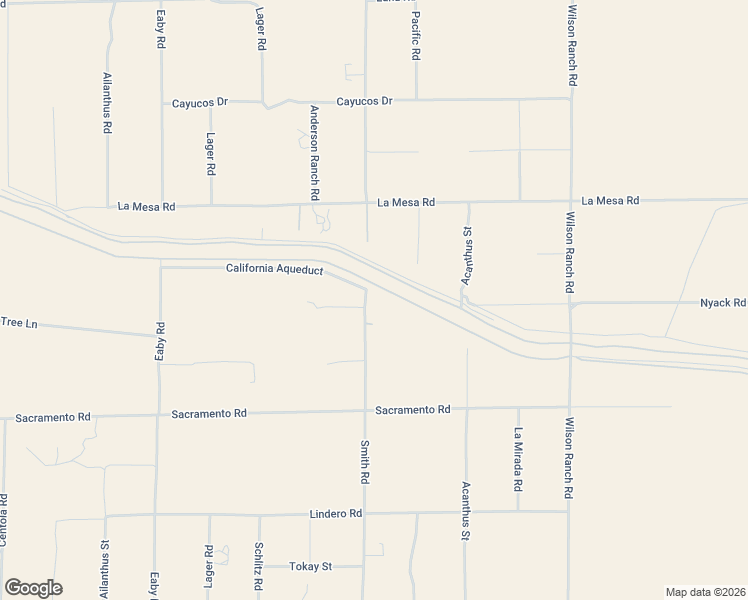 map of restaurants, bars, coffee shops, grocery stores, and more near California Aqueduct in Phelan