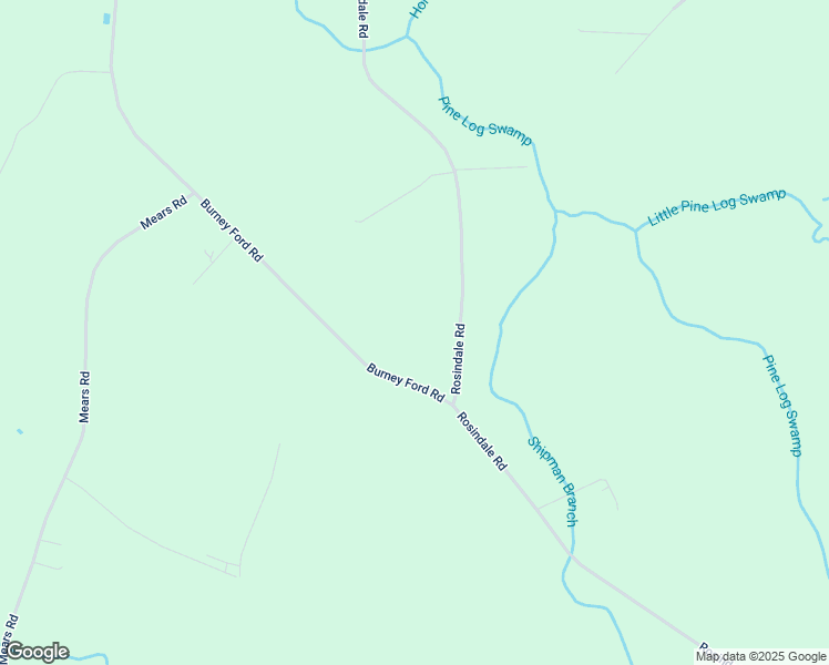 map of restaurants, bars, coffee shops, grocery stores, and more near 6657 Burney Ford Road in Clarkton