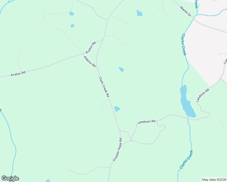 map of restaurants, bars, coffee shops, grocery stores, and more near 405 Avalon Clarks Creek Road in Martin