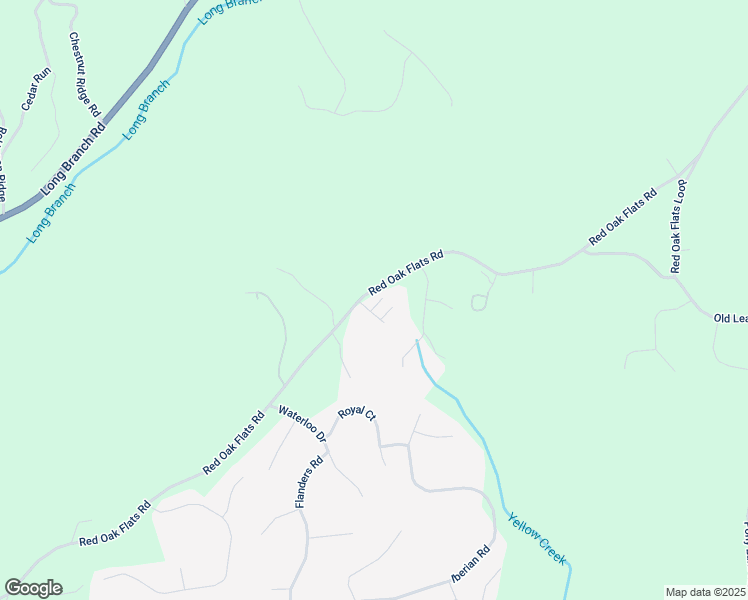 map of restaurants, bars, coffee shops, grocery stores, and more near 31 Rock Garden Place in Dahlonega