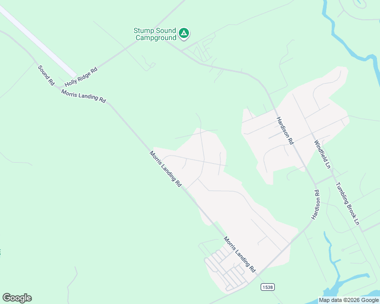 map of restaurants, bars, coffee shops, grocery stores, and more near 543-729 Morris Landing Road in Holly Ridge