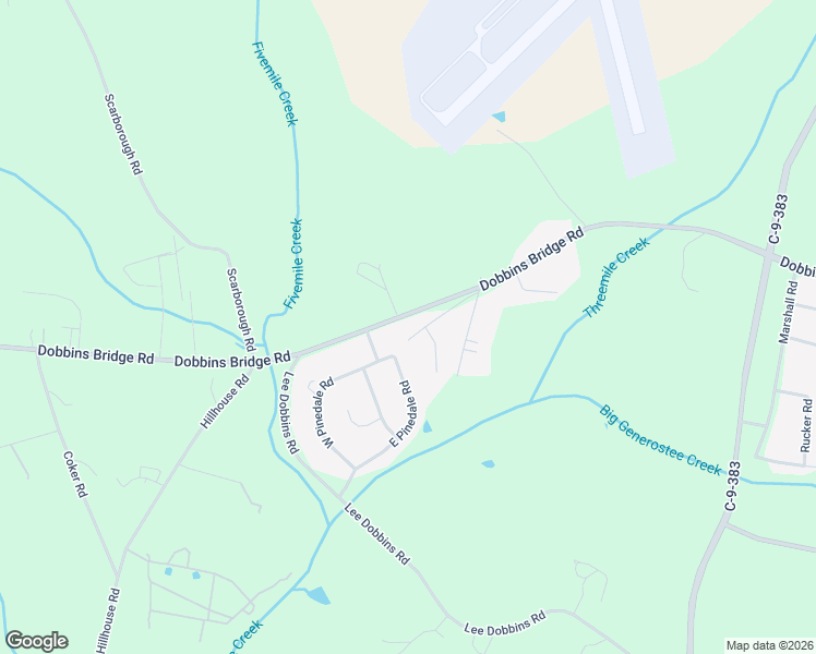 map of restaurants, bars, coffee shops, grocery stores, and more near 3823 Dobbins Bridge Road in Anderson