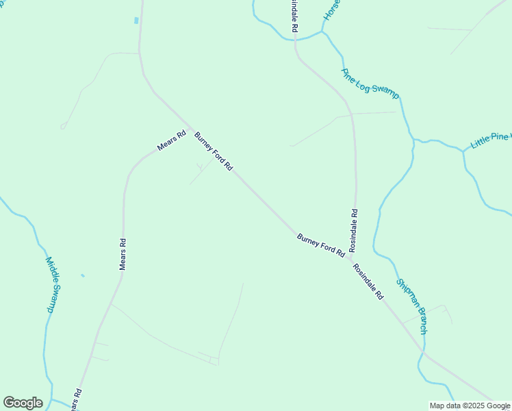 map of restaurants, bars, coffee shops, grocery stores, and more near 6460 Burney Ford Road in Clarkton