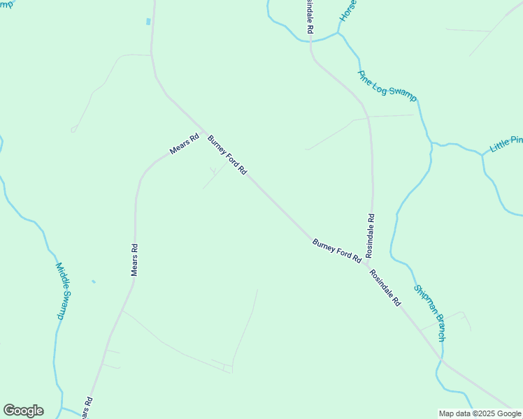 map of restaurants, bars, coffee shops, grocery stores, and more near 6460 Burney Ford Road in Clarkton