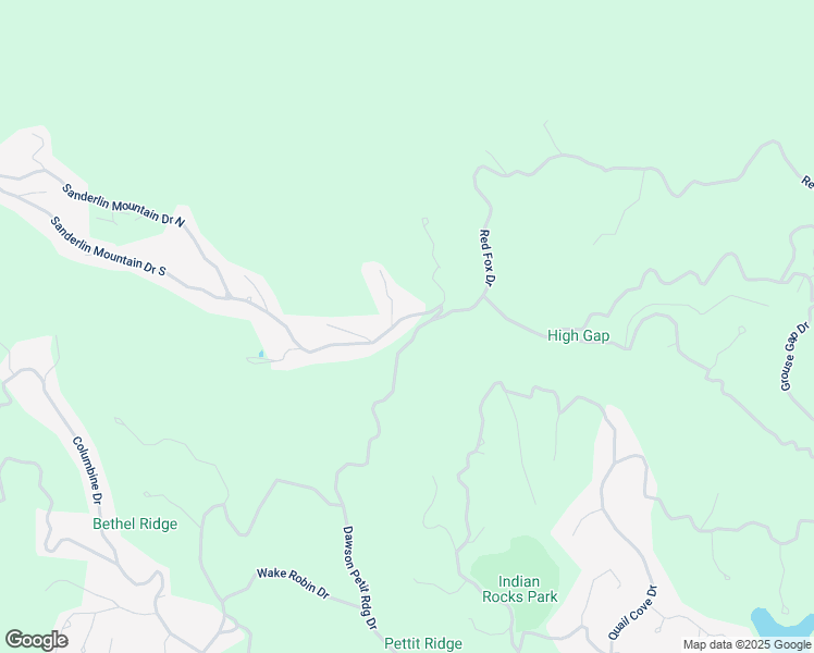 map of restaurants, bars, coffee shops, grocery stores, and more near 424 Sanderlin Mountain Drive in Dawsonville