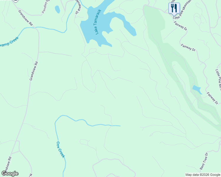 map of restaurants, bars, coffee shops, grocery stores, and more near 210 Stone Ridge Court in Big Canoe