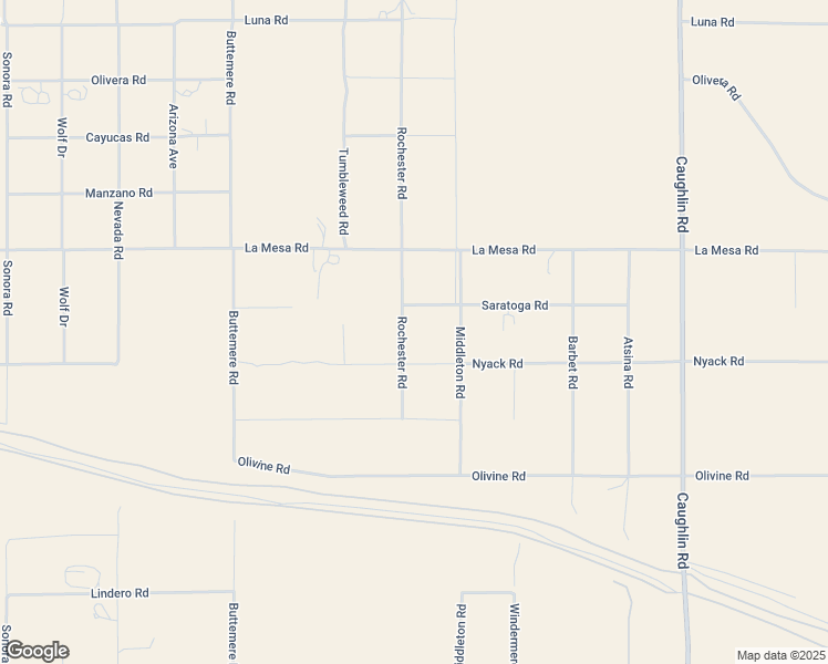map of restaurants, bars, coffee shops, grocery stores, and more near 12729 Rochester Road in Phelan