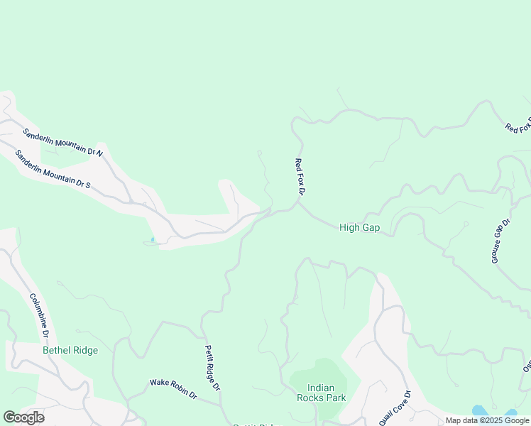 map of restaurants, bars, coffee shops, grocery stores, and more near 21 Sanderlin Mountain Drive South in Big Canoe