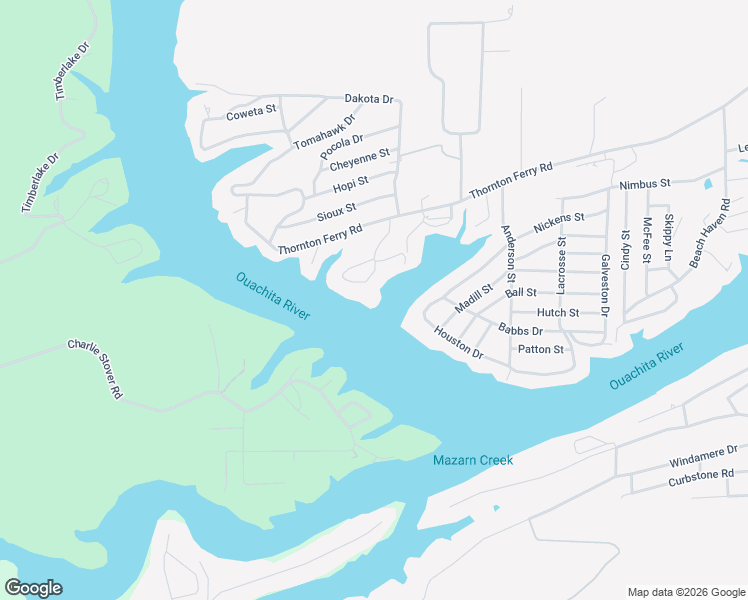map of restaurants, bars, coffee shops, grocery stores, and more near 164 Riverside Drive in Hot Springs