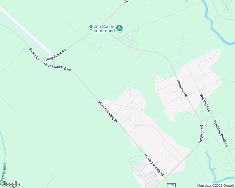 map of restaurants, bars, coffee shops, grocery stores, and more near 811 Lenox Drive in Holly Ridge