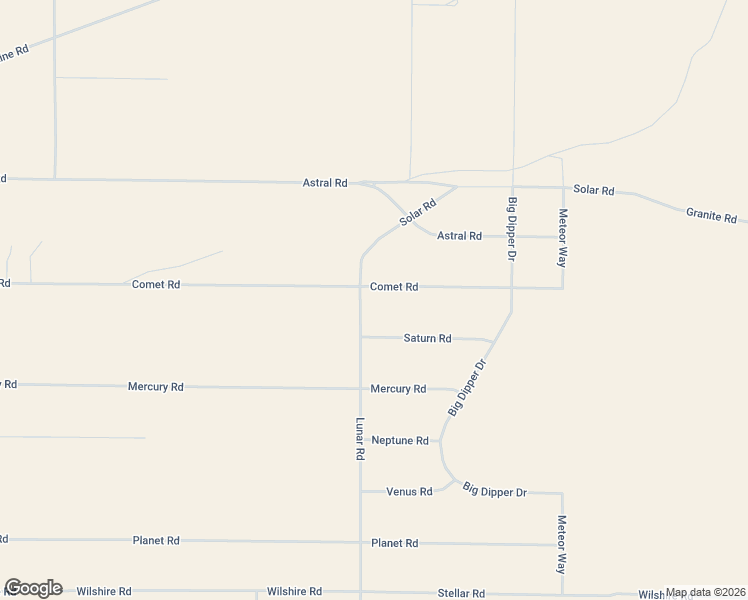 map of restaurants, bars, coffee shops, grocery stores, and more near 37737 Comet Road in Lucerne Valley