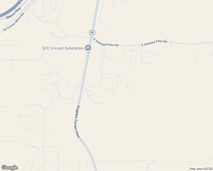 map of restaurants, bars, coffee shops, grocery stores, and more near 33438 Angeles Forest Highway in Palmdale