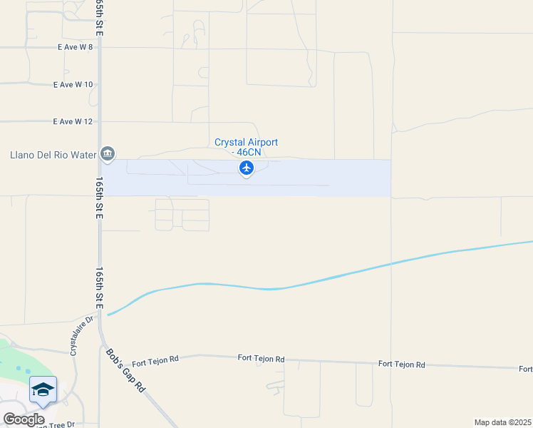 map of restaurants, bars, coffee shops, grocery stores, and more near 170th Street East in Palmdale