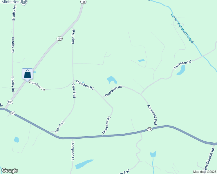 map of restaurants, bars, coffee shops, grocery stores, and more near 27 Minnie Lane in Talking Rock