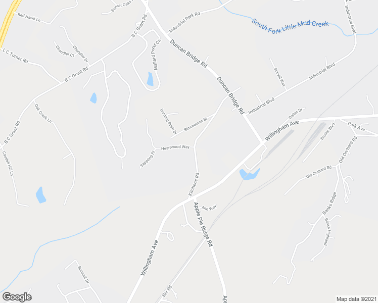 map of restaurants, bars, coffee shops, grocery stores, and more near 111 Heartwood Way in Alto