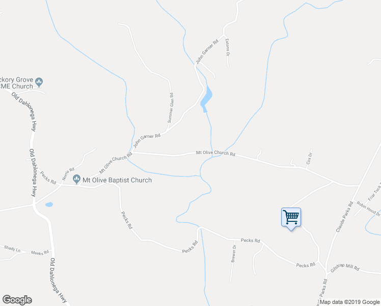 map of restaurants, bars, coffee shops, grocery stores, and more near 373 Mount Olive Church Road in Dahlonega