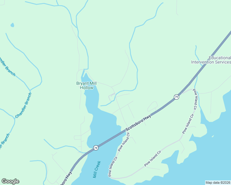 map of restaurants, bars, coffee shops, grocery stores, and more near 315 Carlton Road in Scottsboro