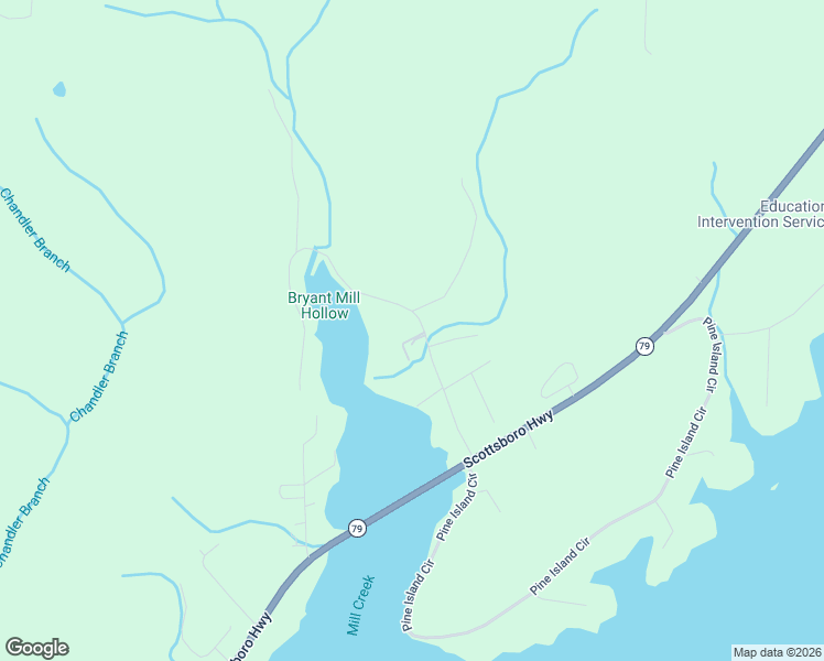 map of restaurants, bars, coffee shops, grocery stores, and more near 315 Carlton Road in Scottsboro