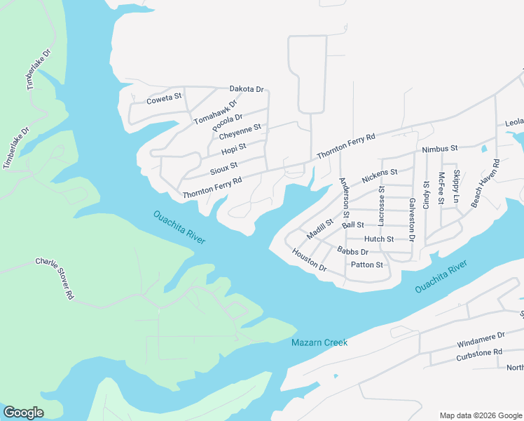map of restaurants, bars, coffee shops, grocery stores, and more near 188 Riverside Drive in Hot Springs