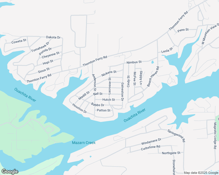 map of restaurants, bars, coffee shops, grocery stores, and more near 206 Lacrosse Street in Piney