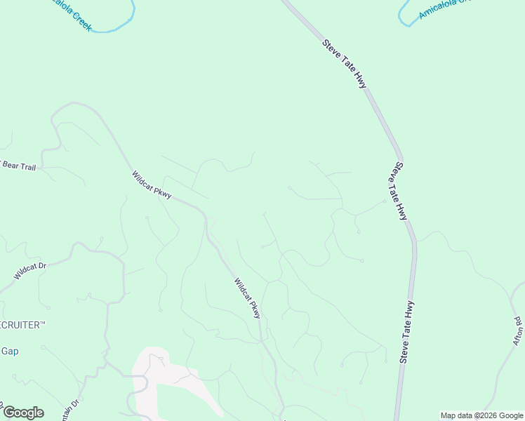 map of restaurants, bars, coffee shops, grocery stores, and more near Bluestern Drive in Dawson County