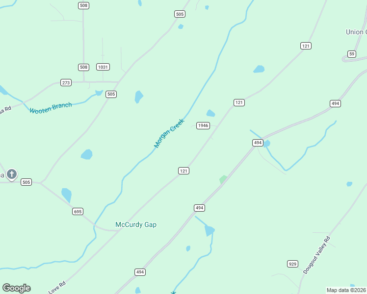 map of restaurants, bars, coffee shops, grocery stores, and more near 1853 County Road 121 in Fort Payne