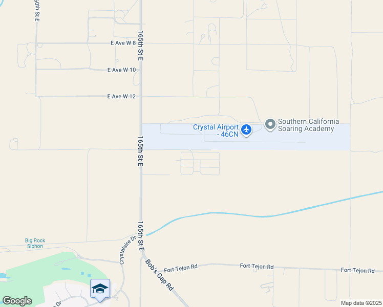 map of restaurants, bars, coffee shops, grocery stores, and more near 16754 East Avenue X in Llano