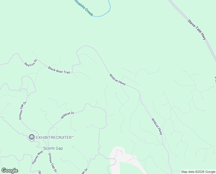 map of restaurants, bars, coffee shops, grocery stores, and more near 2192 Wildcat Drive in Dawsonville