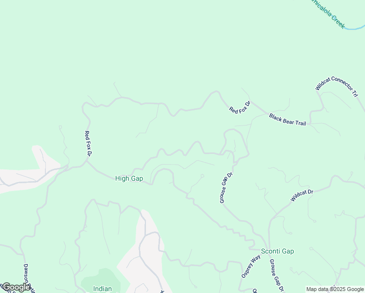 map of restaurants, bars, coffee shops, grocery stores, and more near 656 Wild Turkey Bluff in Big Canoe