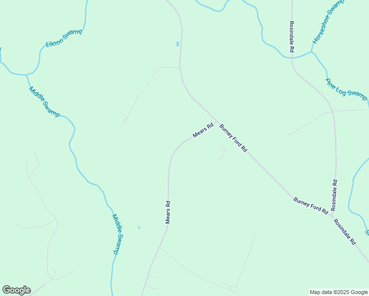 map of restaurants, bars, coffee shops, grocery stores, and more near 203 Mears Road in Clarkton