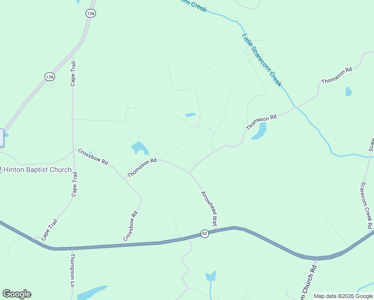 map of restaurants, bars, coffee shops, grocery stores, and more near 80 Thomason Farms Drive in Talking Rock