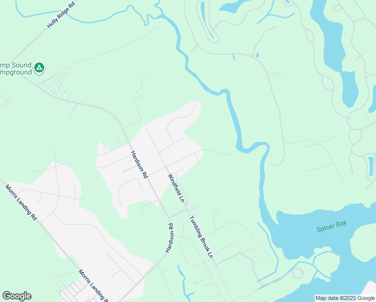 map of restaurants, bars, coffee shops, grocery stores, and more near 107 Kings Harbor Drive in Holly Ridge