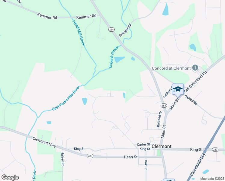 map of restaurants, bars, coffee shops, grocery stores, and more near 541 Brown Drive in Clermont