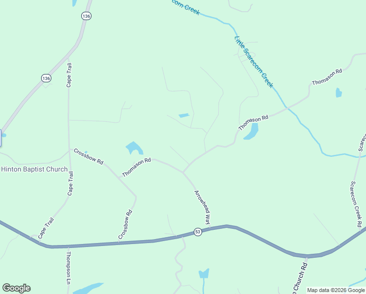 map of restaurants, bars, coffee shops, grocery stores, and more near 80 Thomason Farms Drive in Talking Rock