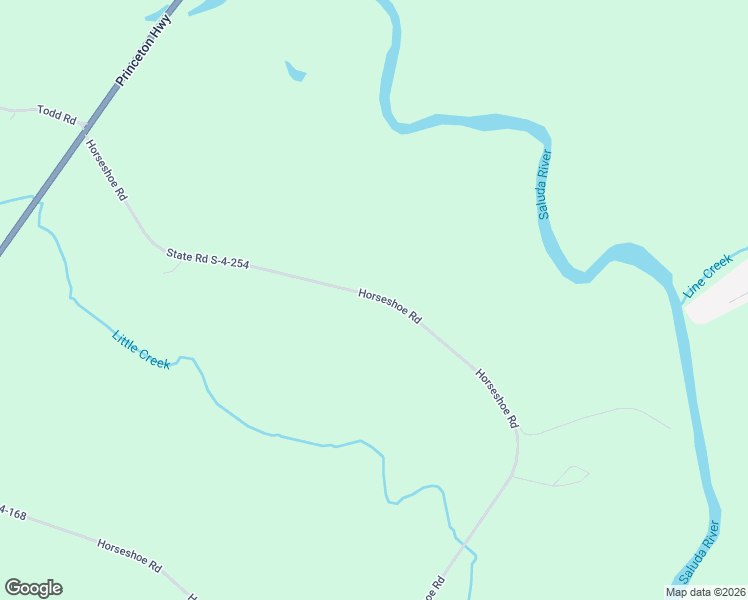 map of restaurants, bars, coffee shops, grocery stores, and more near 424 Horseshoe Road in Honea Path