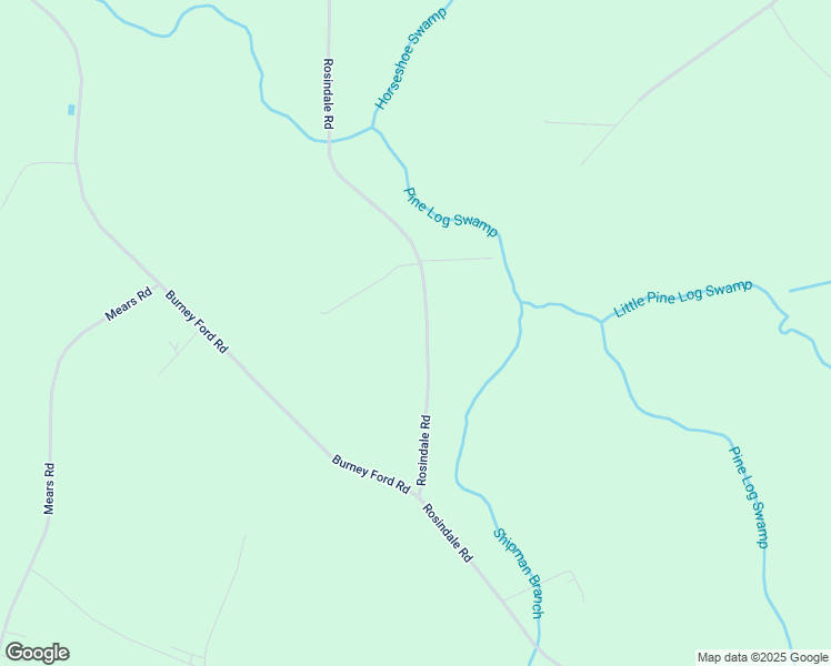 map of restaurants, bars, coffee shops, grocery stores, and more near 7002 Rosindale Road in Clarkton
