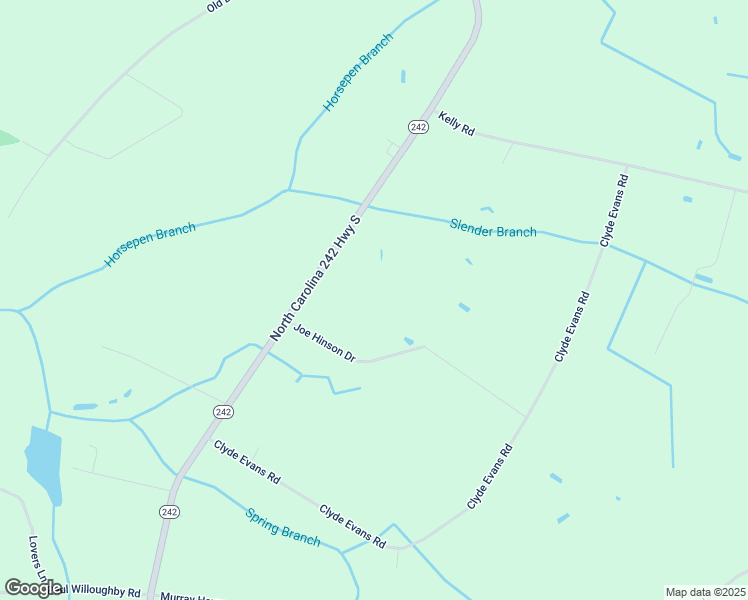 map of restaurants, bars, coffee shops, grocery stores, and more near 18601 North Carolina 242 in Bladenboro
