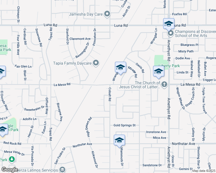 map of restaurants, bars, coffee shops, grocery stores, and more near 13292 Desert Vista Drive in Victorville