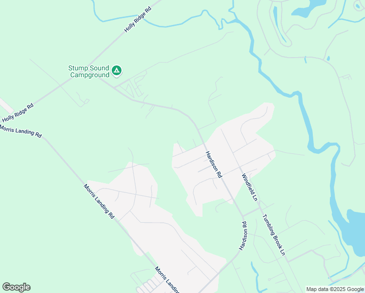 map of restaurants, bars, coffee shops, grocery stores, and more near 302 Waylon Way in Holly Ridge