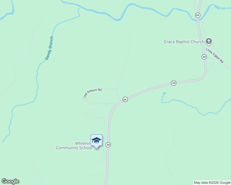 map of restaurants, bars, coffee shops, grocery stores, and more near 506 Old Airport Road in Whitmire