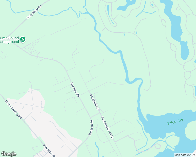 map of restaurants, bars, coffee shops, grocery stores, and more near 112 Norine Drive in Holly Ridge
