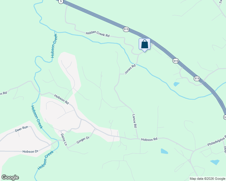 map of restaurants, bars, coffee shops, grocery stores, and more near 161 Mountain Laurel Drive in Jasper