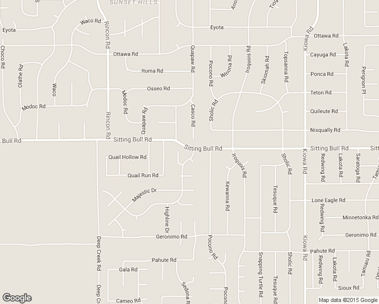 map of restaurants, bars, coffee shops, grocery stores, and more near 12846 Skyline Ranch Dr in Apple Valley