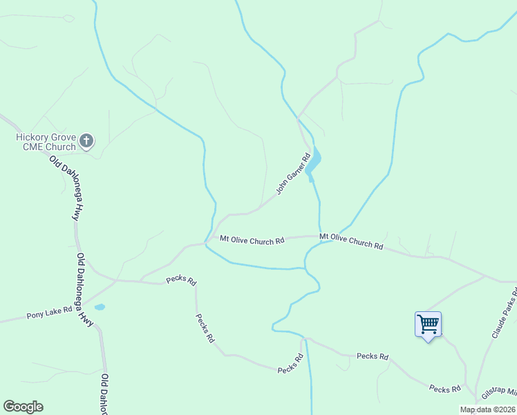 map of restaurants, bars, coffee shops, grocery stores, and more near 200 Summer Glen Road in Dahlonega