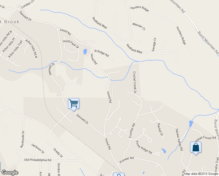 map of restaurants, bars, coffee shops, grocery stores, and more near 43 Hanna Ridge Villas in Talking Rock