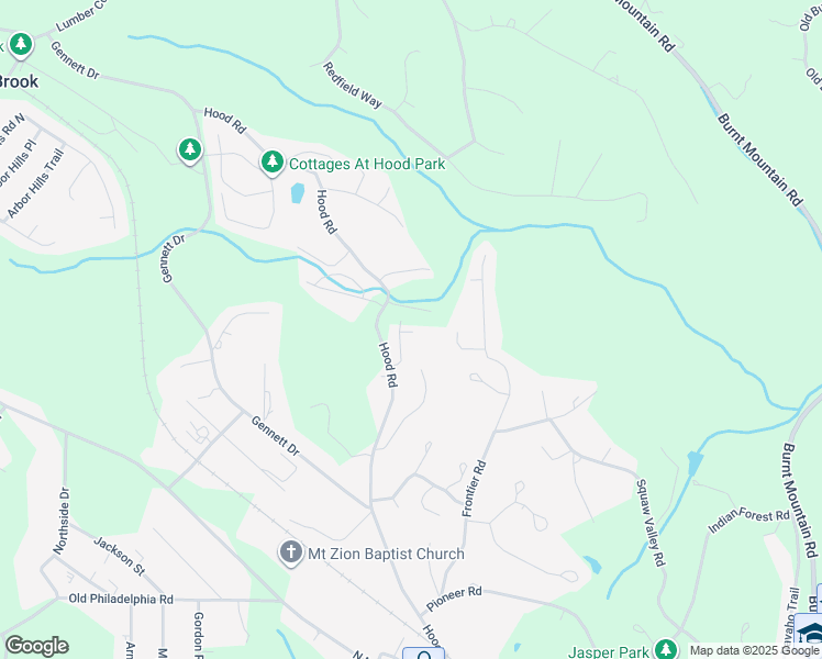 map of restaurants, bars, coffee shops, grocery stores, and more near 104 Hanna Ridge Villas in Talking Rock