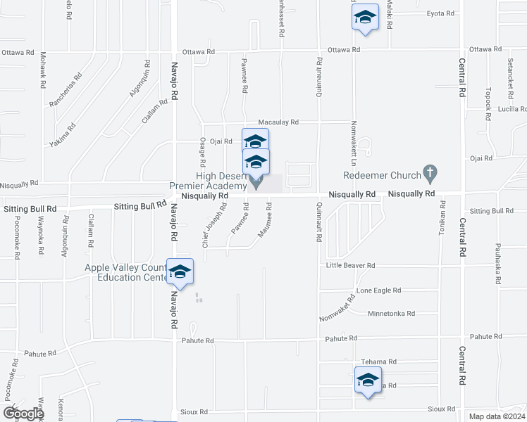 map of restaurants, bars, coffee shops, grocery stores, and more near 21960 Maumee Road in Apple Valley