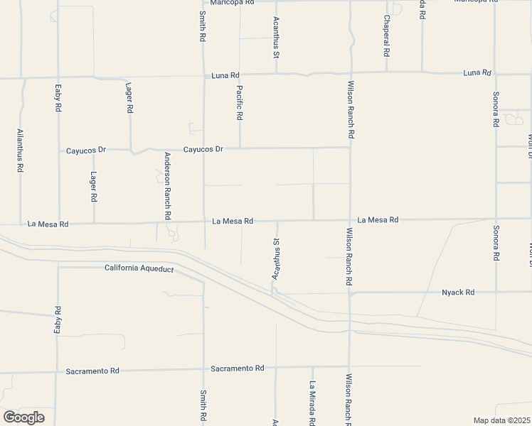 map of restaurants, bars, coffee shops, grocery stores, and more near 6262 La Mesa Road in Phelan