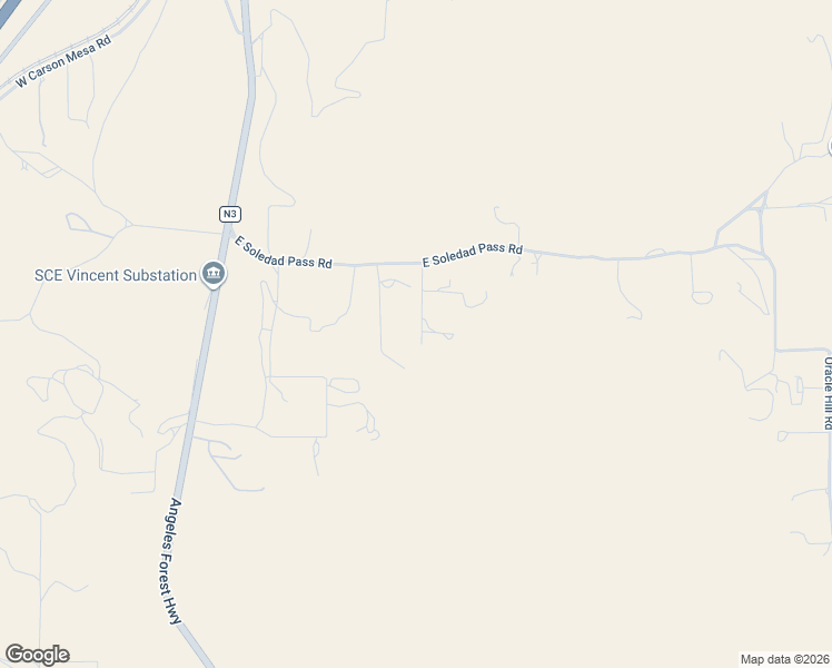 map of restaurants, bars, coffee shops, grocery stores, and more near 2 Soledad Canyon Road in Acton