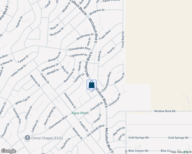 map of restaurants, bars, coffee shops, grocery stores, and more near 640 Aloha Dr in Lake Havasu City